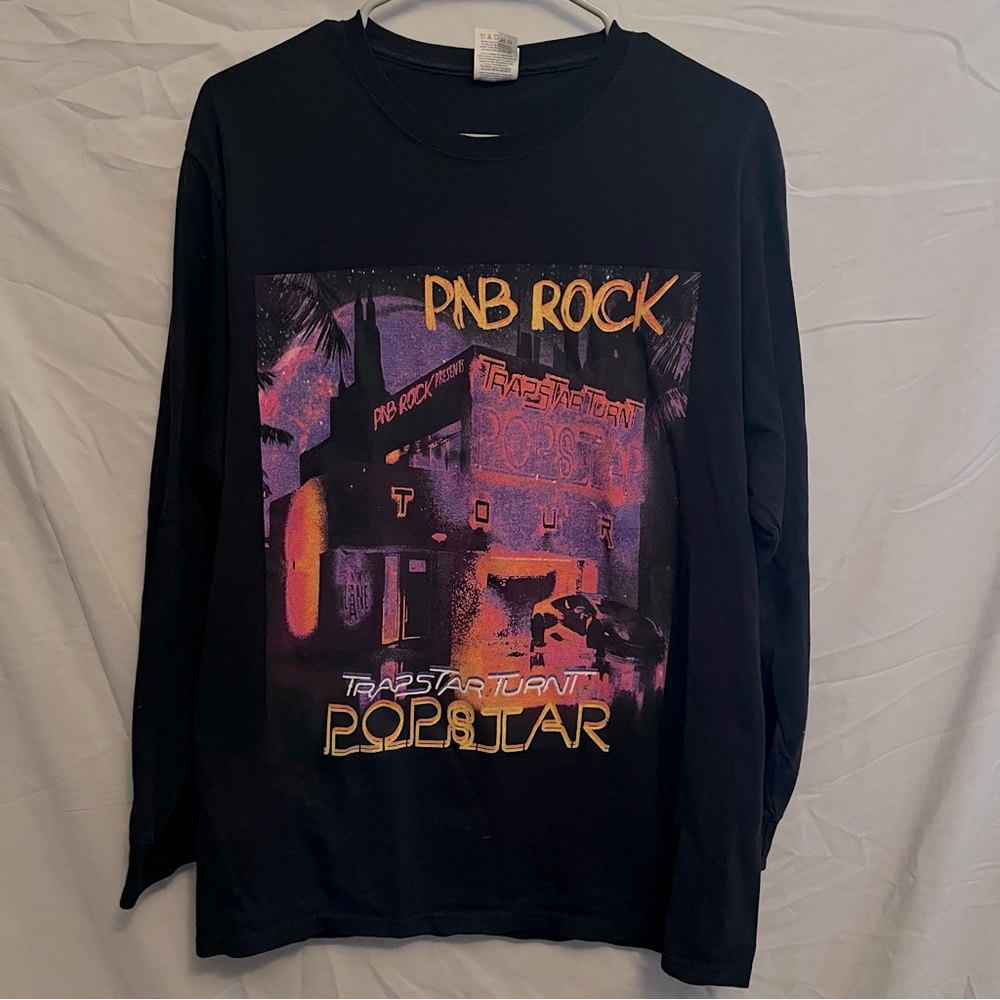 Mens PnB Rock trapstar tour longsleeve shirt size medium